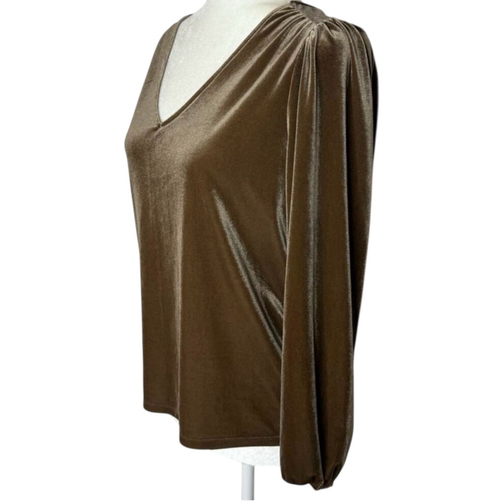 Loft Brown Velvet Shirt